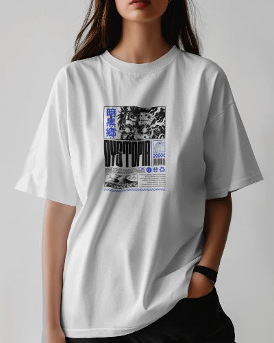 Anime designed Oversized  T - shirt (unisex)